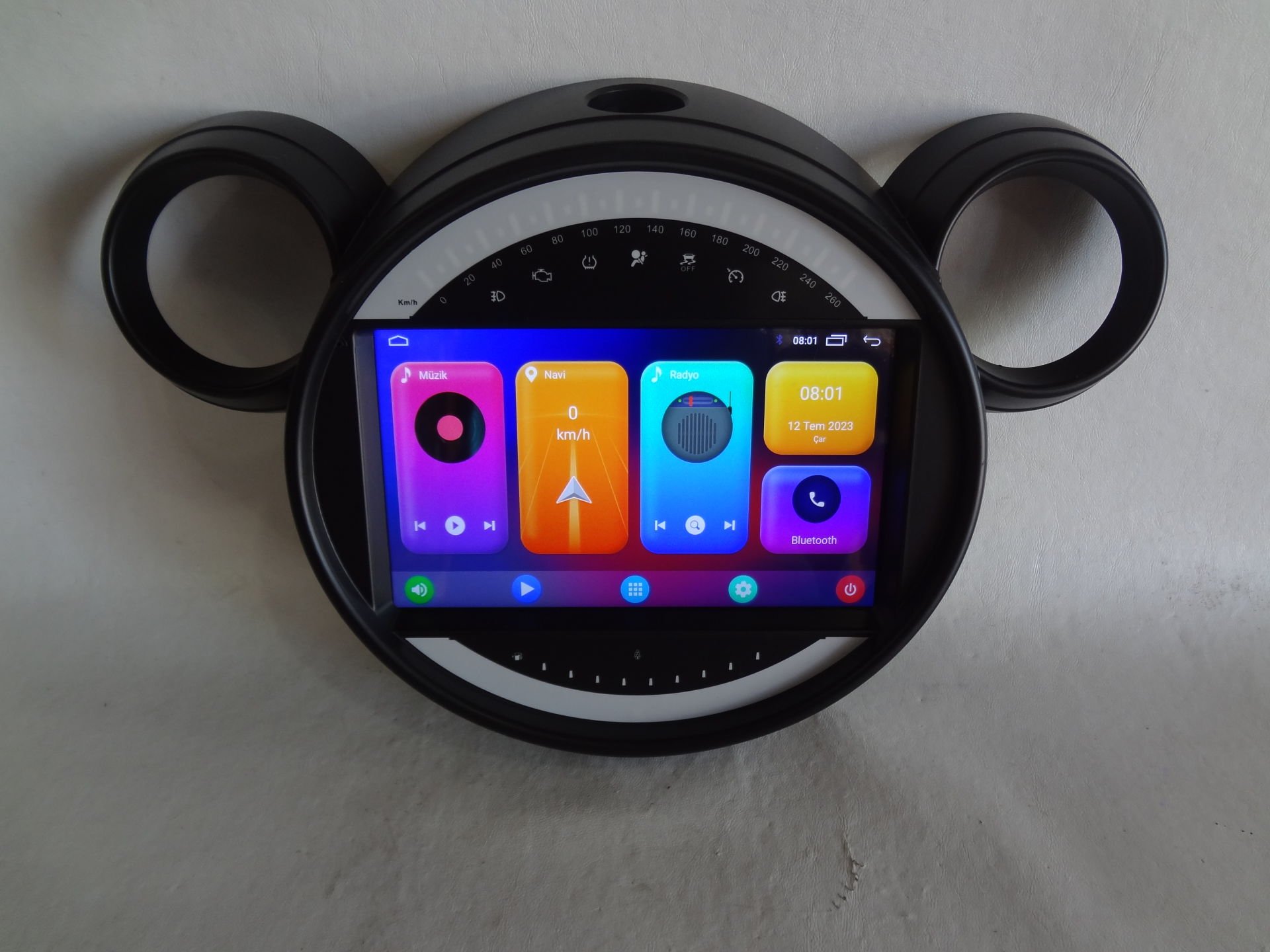 Navix Mini Cooper Android 13 CarPlay Android Auto QLED Multimedya