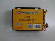 Powermaster 24 Voltu 12 Volta Düşüren Transformatör 20 Amper