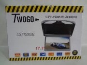 Two-Go Go-1730 HDMI'lı 17.3 İNÇ TAVAN TİPİ Oto LCD MONİTÖR -Bej-