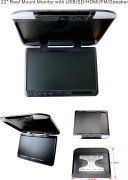 Two-Go Go-2200 HDMI'lı 22 İNÇ TAVAN TİPİ Oto LCD MONİTÖR -Siyah-