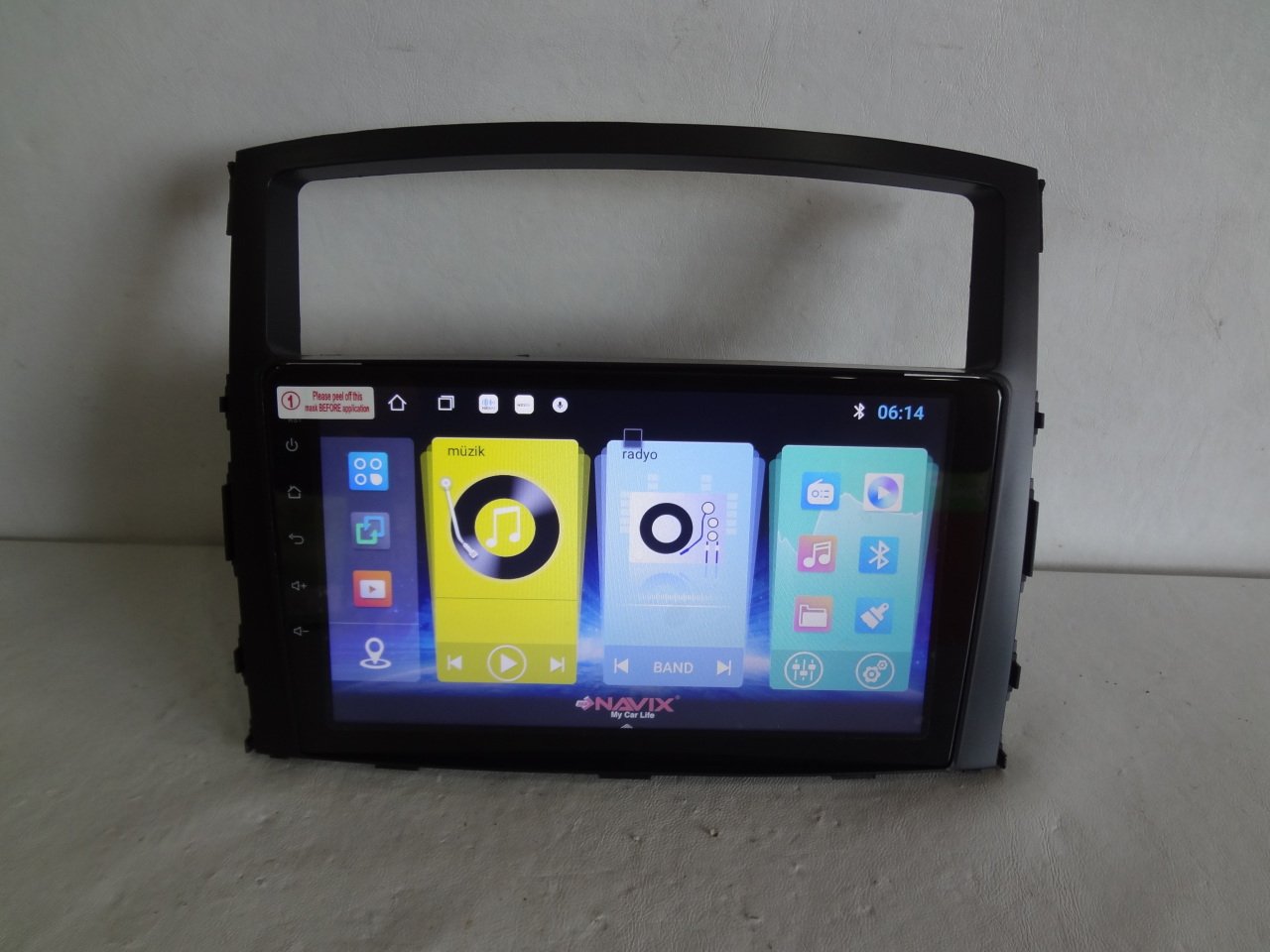 Navix Mitsubishi Pajero Android 12 CarPlay Multimedya Sesli Komut