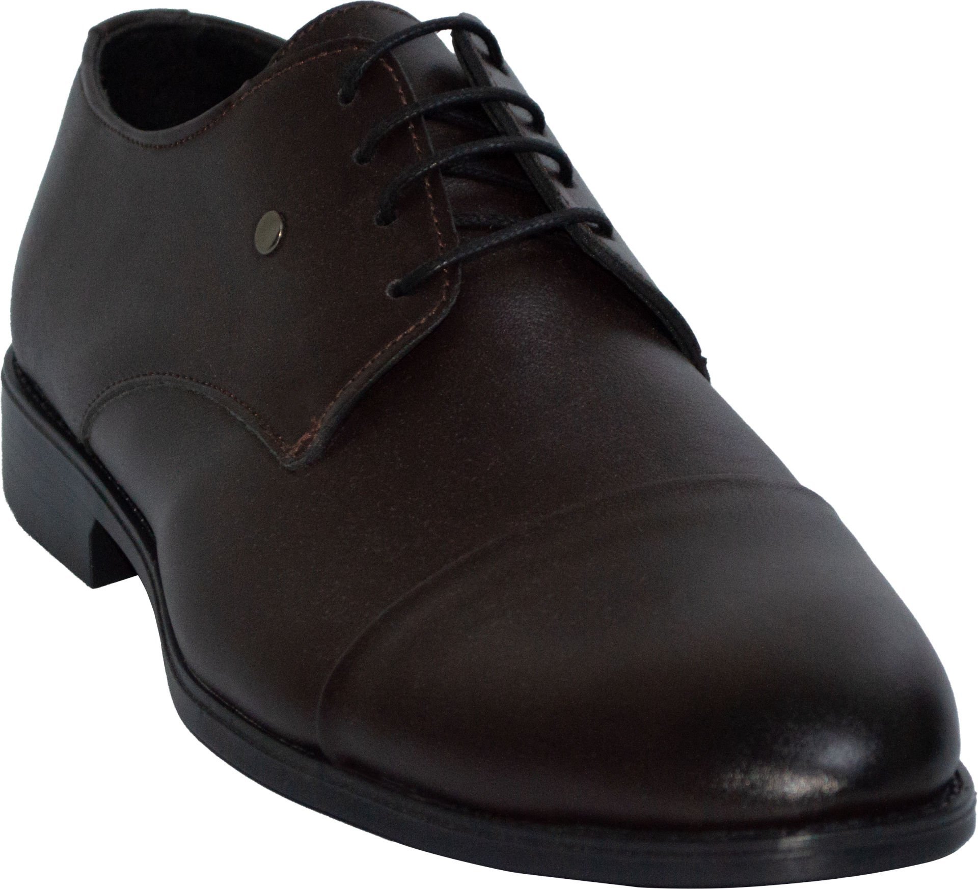 Merdane Bağcıklı Klasik Ayakkabı - Koyu Kahverengi