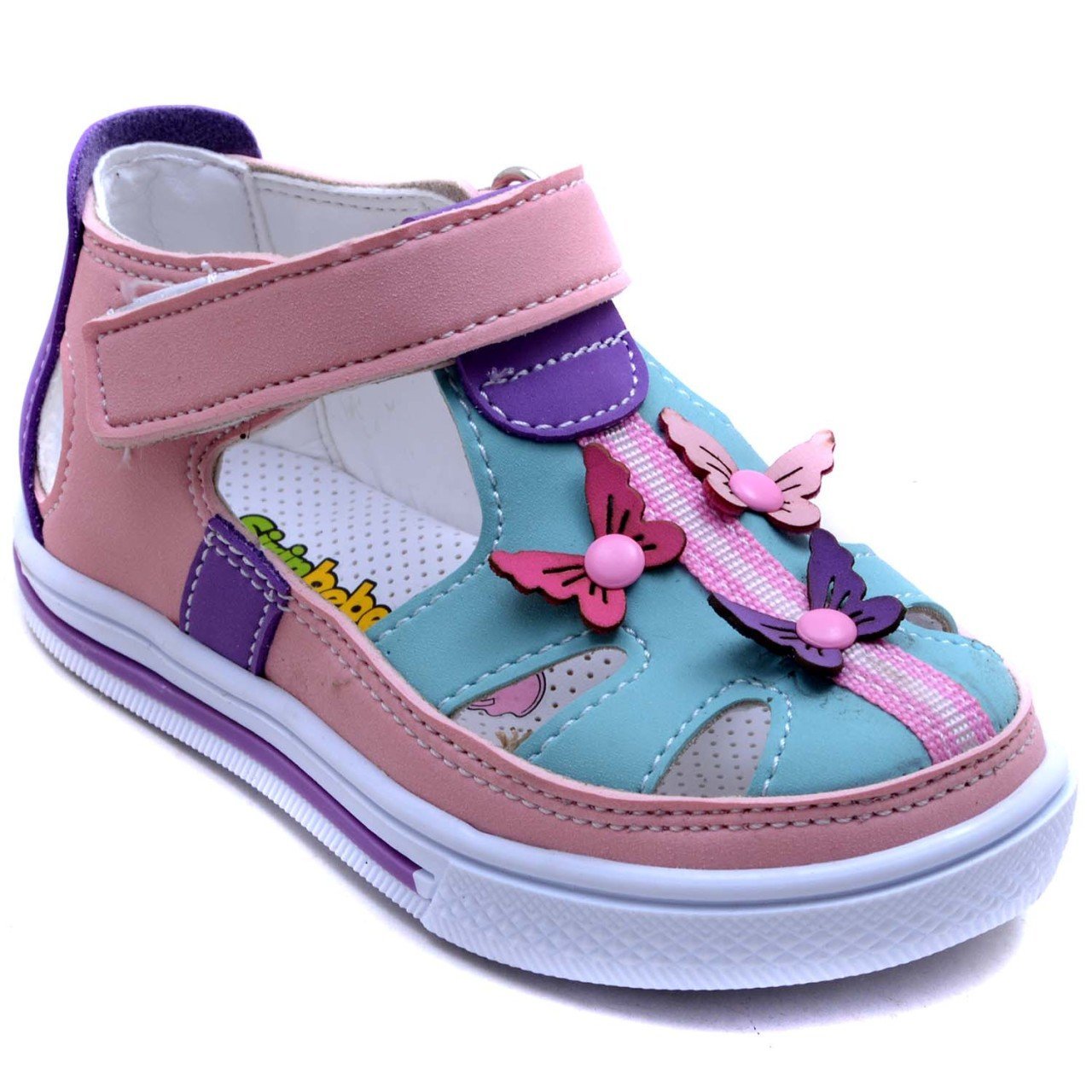 SB-2218 Bebe Kız Çocuk Sandalet - Pudra