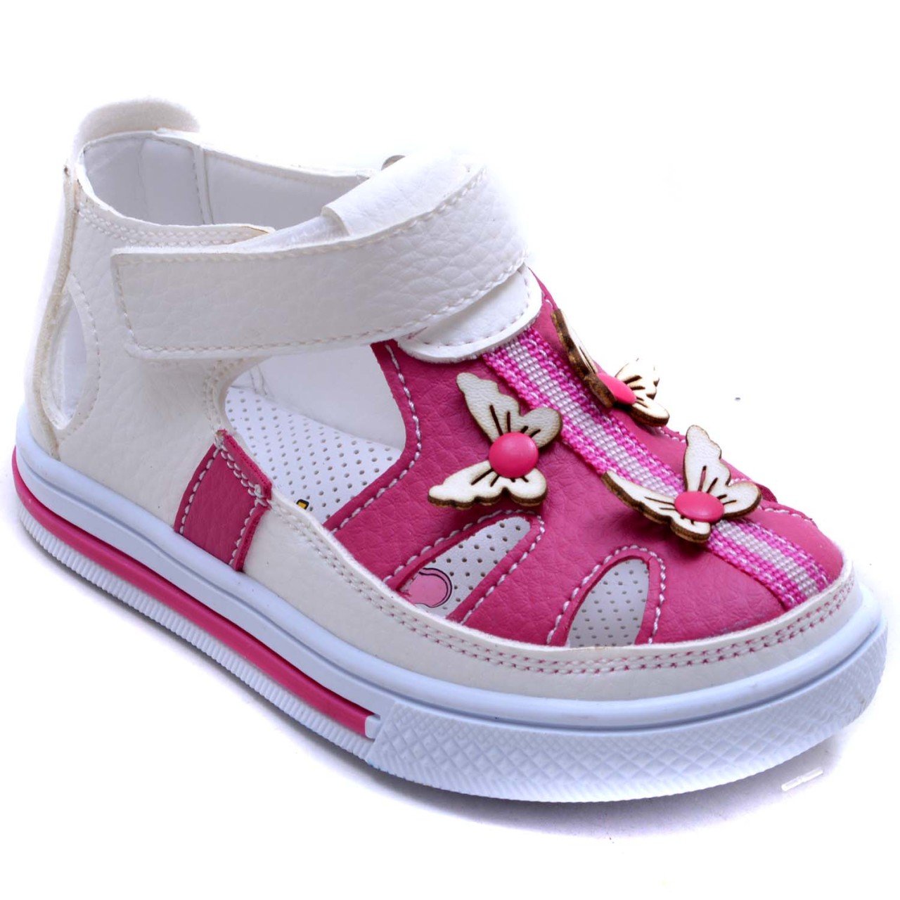 SB-2219 Bebe Kız Çocuk Sandalet - Beyaz