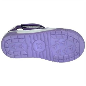 Cırt-Cırtlı Bebe Sandalet - mor