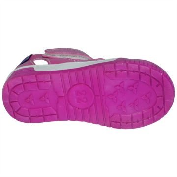 Cırt-Cırtlı Bebe Sandalet - fuşya
