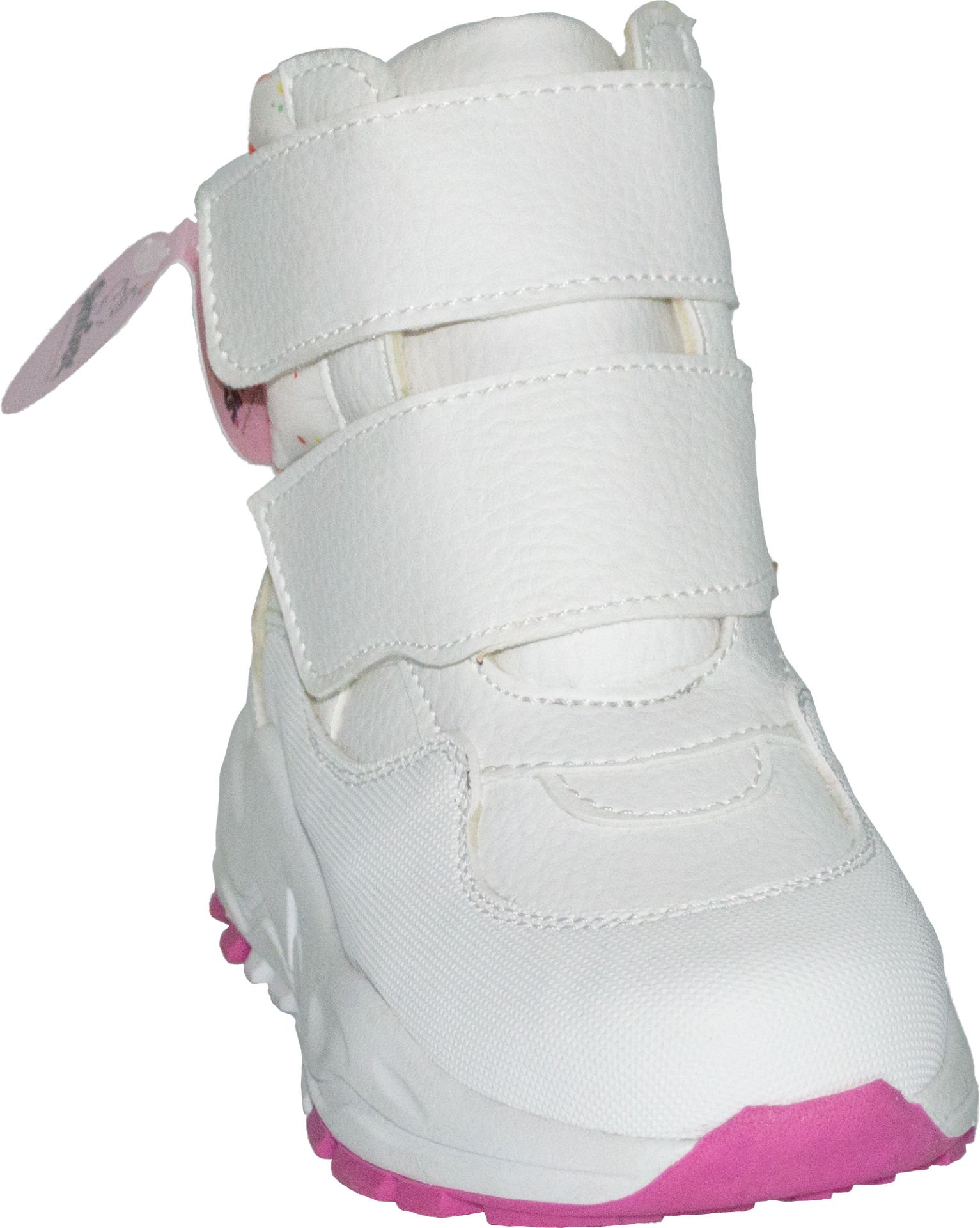 Içi Kürklü Su Geçirmez Kışlık Patik Bot - Fildişi/Multicolor/Beyaz