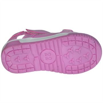 Cırt-Cırtlı Bebe Sandalet - pembe