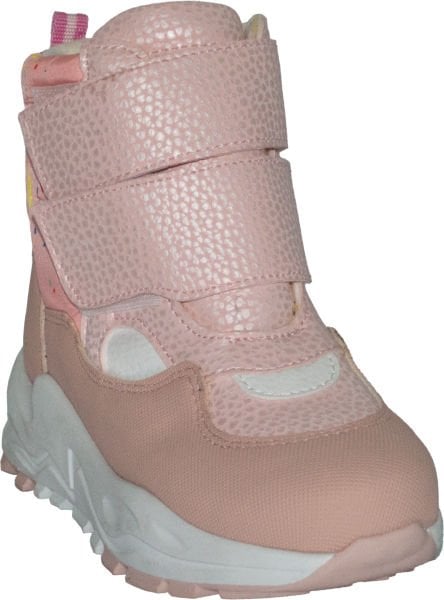 Içi Kürklü Su Geçirmez Kışlık Patik Bot - Fildişi/Multicolor/Pembe