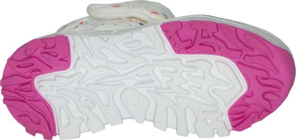 Içi Kürklü Su Geçirmez Kışlık Patik Bot - Fildişi/Multicolor/Beyaz