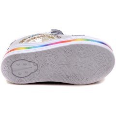 LPT-290 Gökkuşağı Model Bebe Spor Ayakkabı - Gri (A)