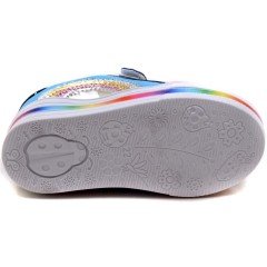 LPT-290 Gökkuşağı Model Bebe Spor Ayakkabı - Mavi