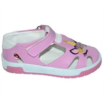 Cırt-Cırtlı Patik Sandalet - pembe