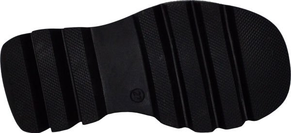 Kışlık Desenli Patik Bot - Siyah