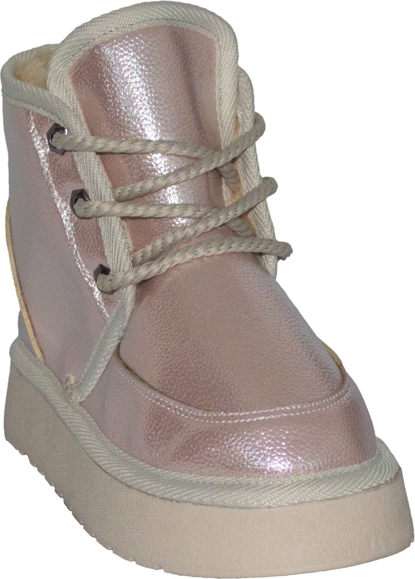 İçi Kürklü Filet Bot - Pembe