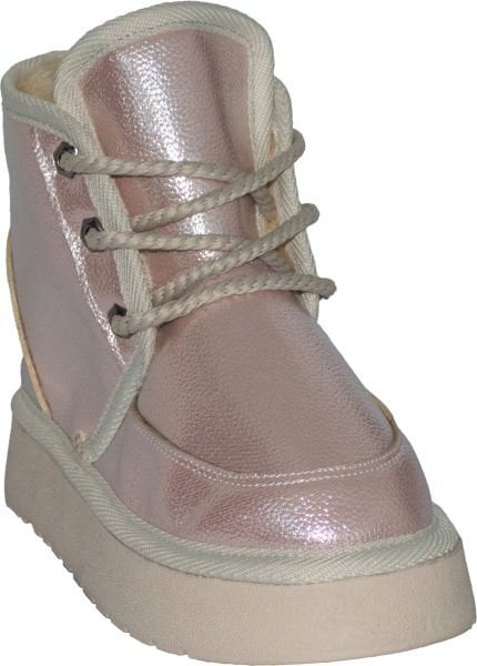 İçi Kürklü Filet Bot - Pembe