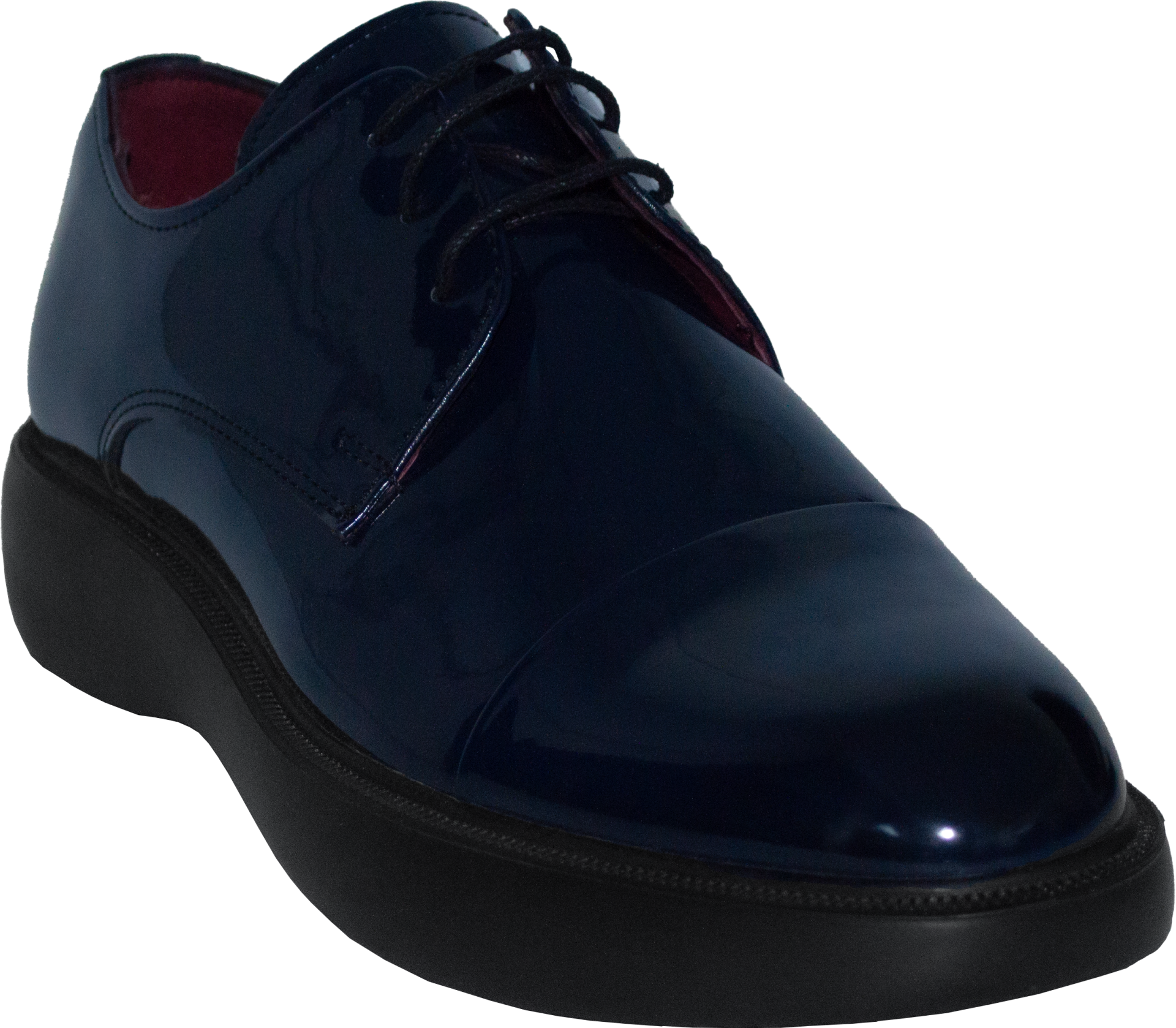 Merdane Bağcıklı Klasik Ayakkabı - Lacivert