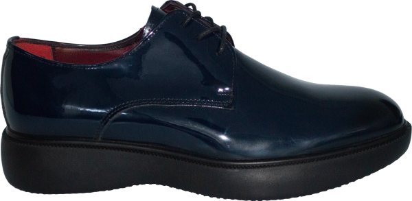 Merdane Bağcıklı Klasik Ayakkabı - Lacivert