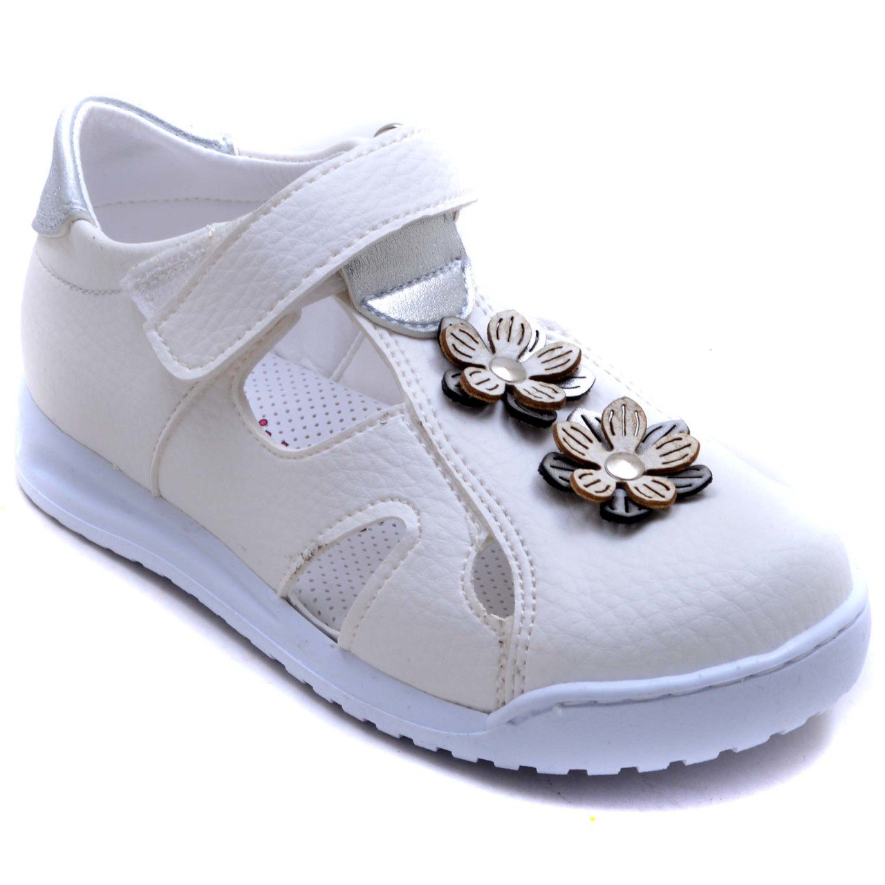 SG-2378 Patik Kız Çocuk Sandalet - Beyaz