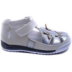 SG-2387 Patik Kız Çocuk Sandalet - Gri