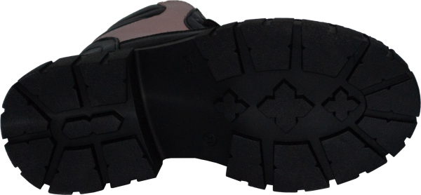 İçi Kürklü Filet Bot - Siyah/pembe