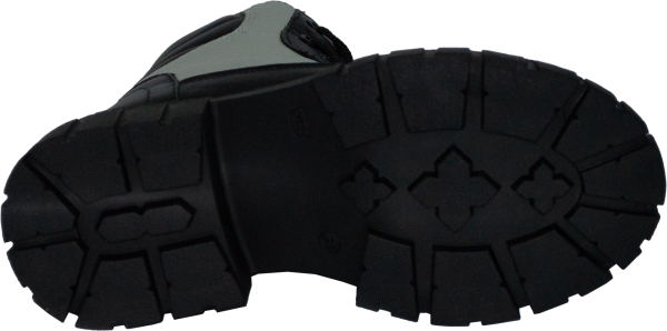 İçi Kürklü Filet Bot - Siyah/Gri