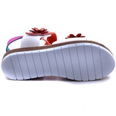 SG-2462 Filet Kız Çocuk Sandalet - Beyaz