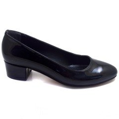 220-SR Sivri Uç Model Kadın Stiletto - Siyah