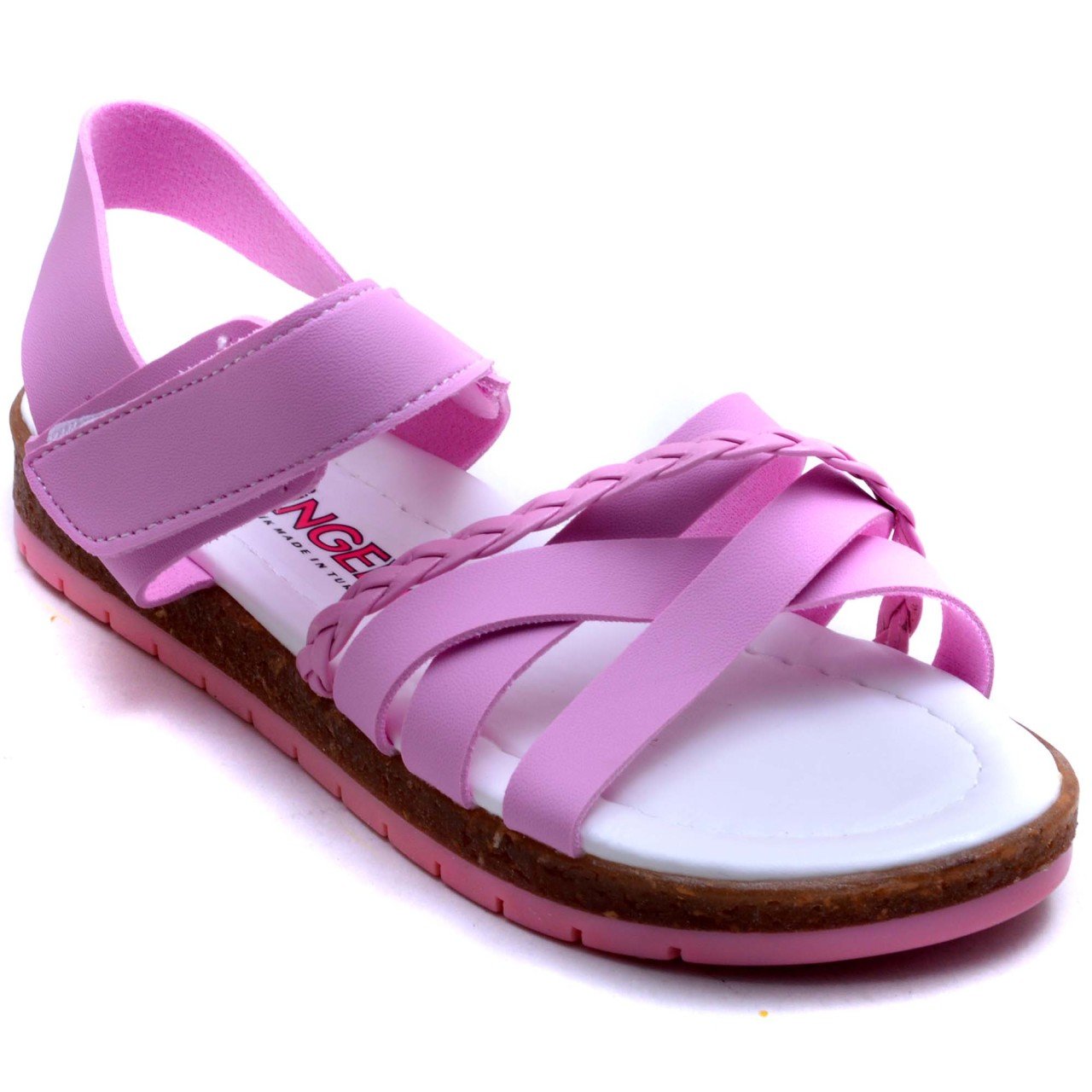 SG-2470 Filet Kız Çocuk Sandalet - Pembe