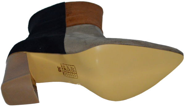 Kadın Kışlık Bot - Siyah/Bej/Kahverengi