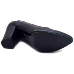 221-SR Sivri Uç Model Kadın Stiletto - Siyah