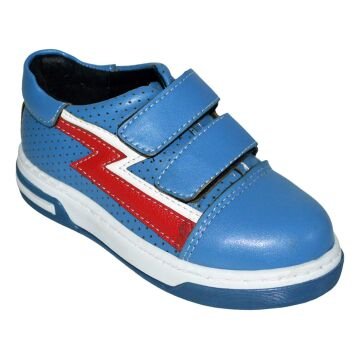 Ortopedik Patik Spor Ayakkabı - mavi/bordo/beyaz