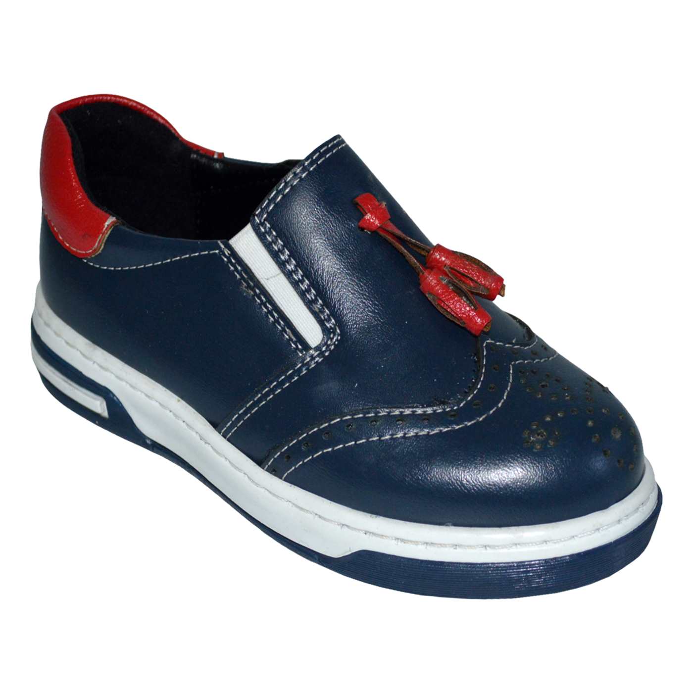 Ortopedik Patik Spor Ayakkabı - lacivert/bordo/beyaz