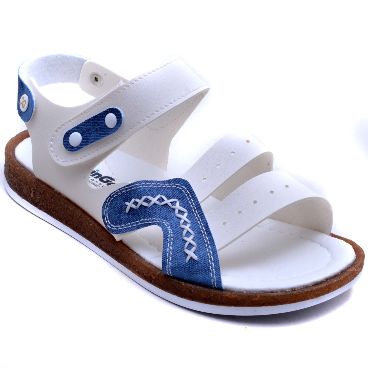 SG-2500 Filet Erkek Çocuk Sandalet - Beyaz