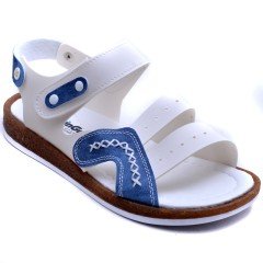 SG-2500 Filet Erkek Çocuk Sandalet - Beyaz