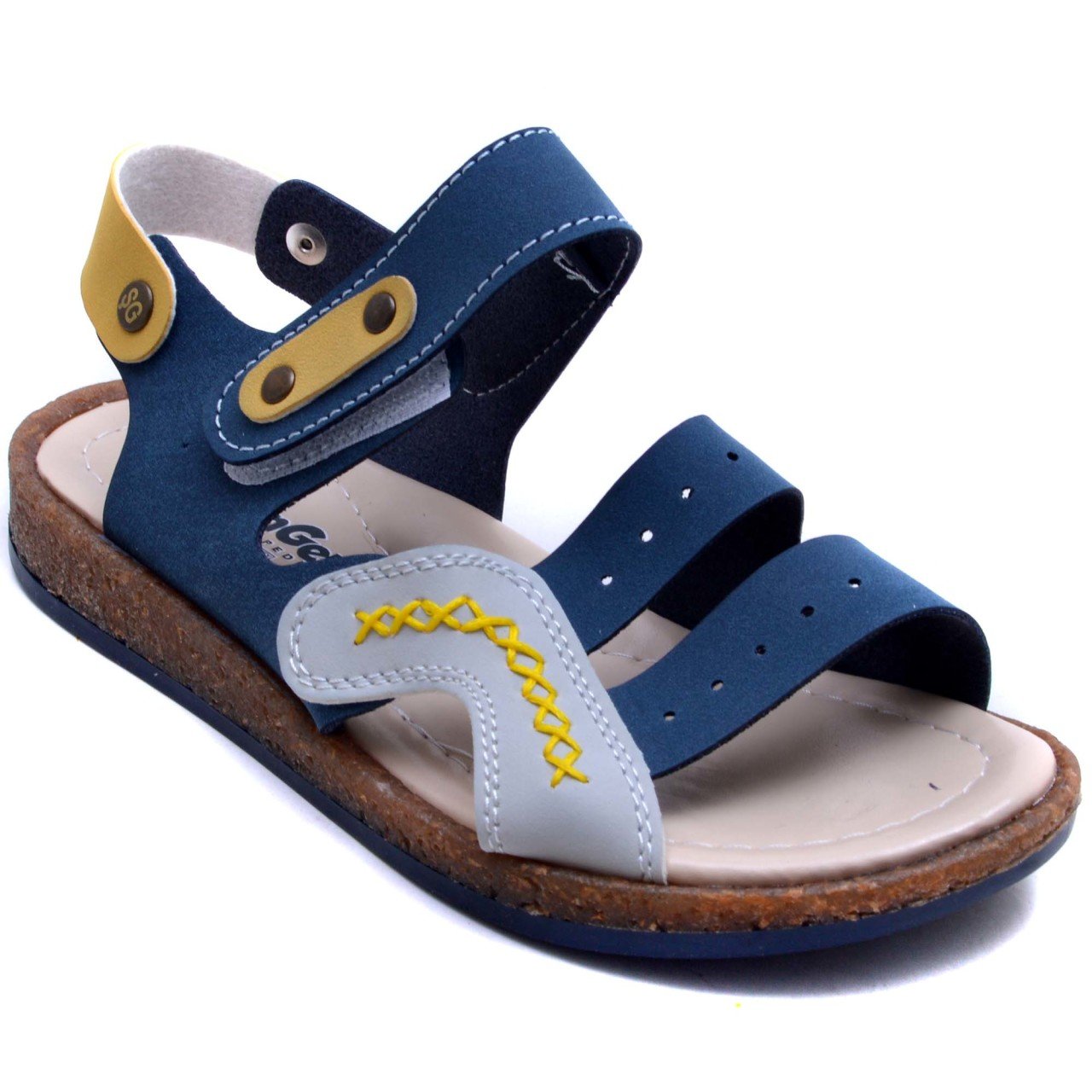 SG-2501 Filet Erkek Çocuk Sandalet - Mavi