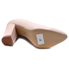 226-SR Sivri Uç Model Kadın Stiletto - Krem