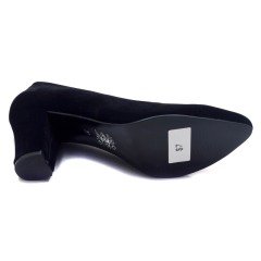 226-SR Sivri Uç Model Kadın Stiletto - Siyah