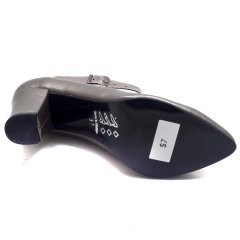 228-SR Sivri Uç Model Kadın Stiletto - Gri