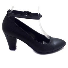 228-SR Sivri Uç Model Kadın Stiletto - Siyah