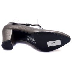 229-SR Kısa Sivri Uç Model Kadın Stiletto - Gri