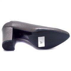 232-SR Kare Topuk Kadın Stiletto - Gri