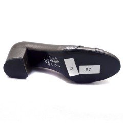 233-SR Kare Topuk Kadın Stiletto - Gri
