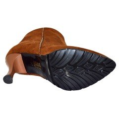 Kadın Stiletto Kışlık Bot - Kahverengi