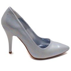 235-SR Sivri Uç Model Kadın Stiletto - Gri