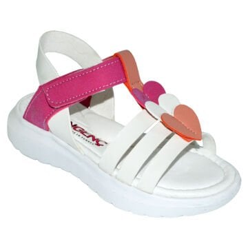 Patik Sandalet - beyaz/pembe/türüncü
