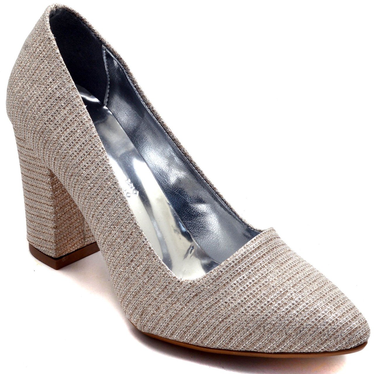 244-SR Kare Topuk Kadın Stiletto - Dore