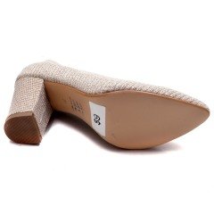 244-SR Kare Topuk Kadın Stiletto - Dore