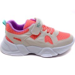 TOMKIDS-9 Filet Spor Ayakkabı - Krem