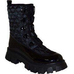 Kadın  Kışlık Fashion Bot - Siyah
